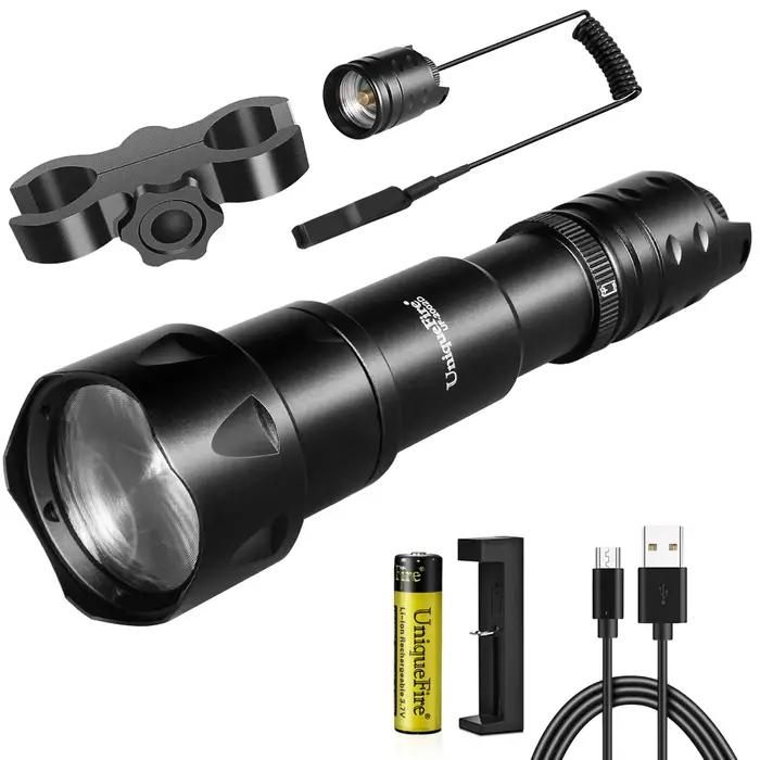 UniqueFire-Lampe de poche LED pour la chasse