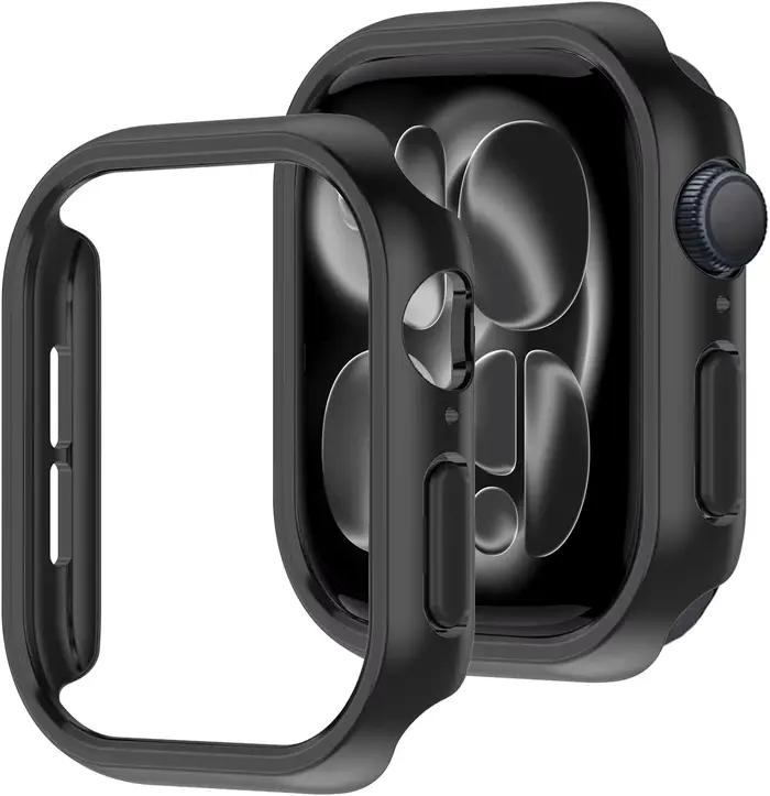 Coque protection Apple Watch 46mm 44mm 40mm - Protège-bumper PC pour iWatch Series 8 à 3