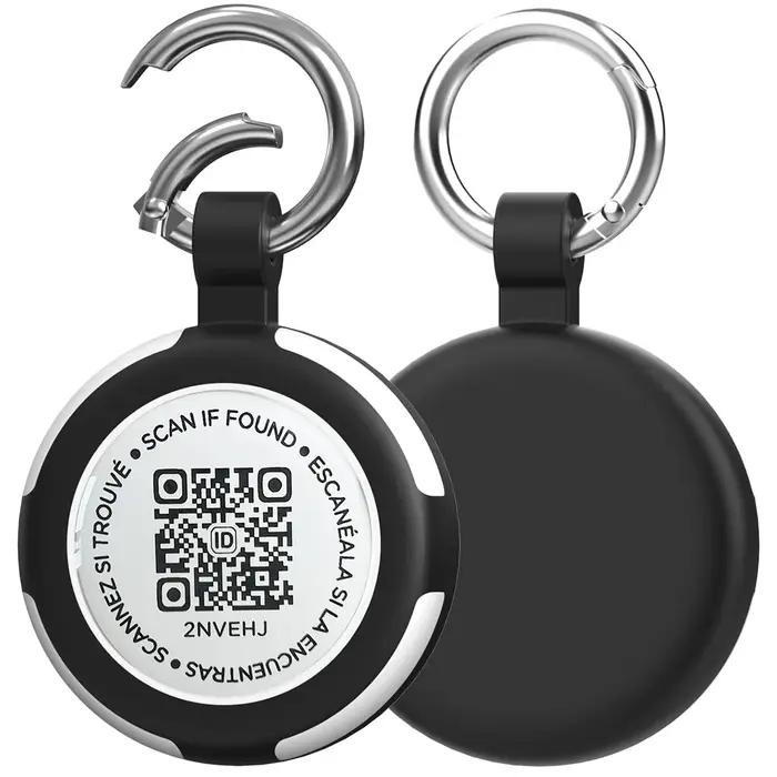Support Airtag avec étiquettes intelligentes QR pour animaux de compagnie
