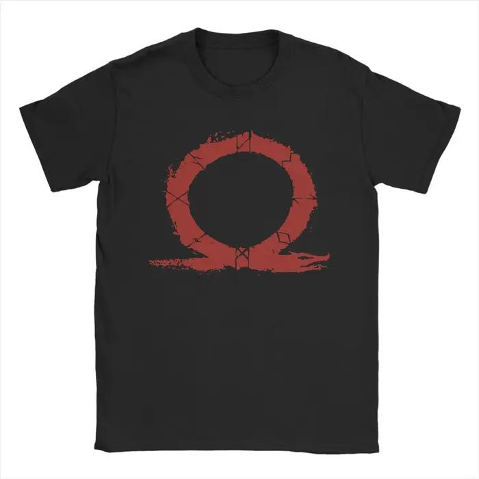 T-Shirt God of War Runes pour hommes, 100% coton, col rond, manches courtes, vêtements à la mode, no