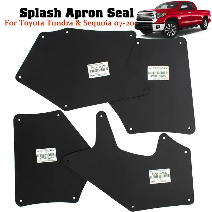 Garde-boue avec Clips de retenue, doublures de garde-boue pour Toyota Tundra Sequoia 2007 – 2020