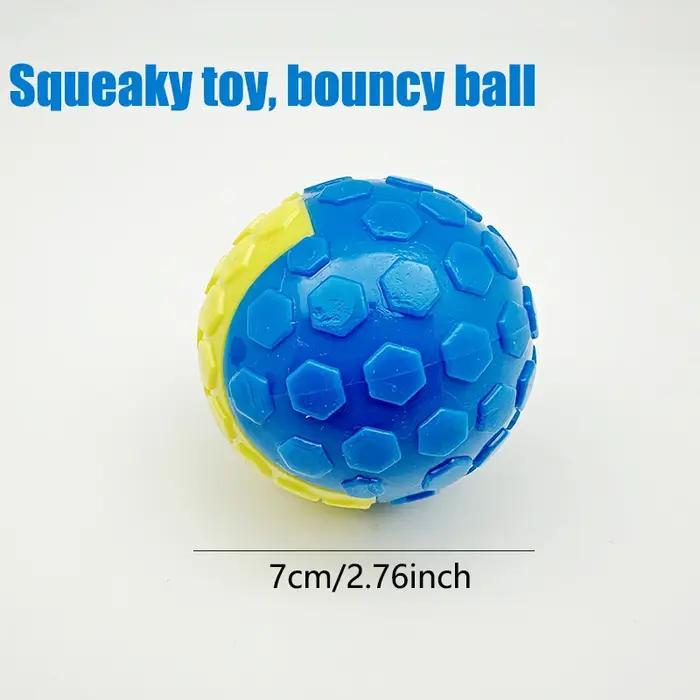 Balle en caoutchouc interactive et éducative pour chien avec son