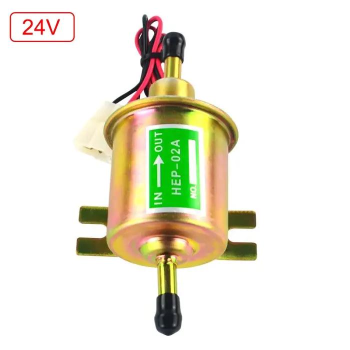 3 couleurs universelles 12V pompe à essence électrique basse pression boulon fixation fil Diesel