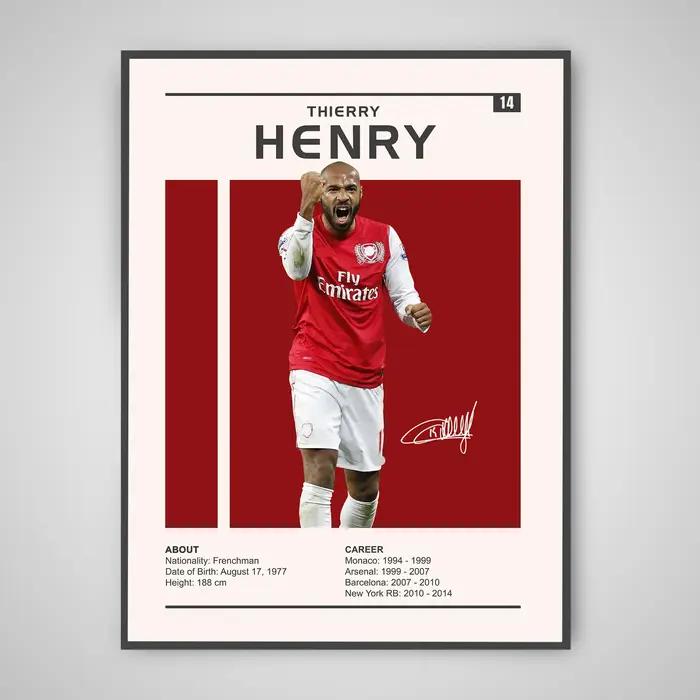 Célèbre étoile de Football, athlète mondial du sport, le meilleur joueur, affiche imprimée, images d