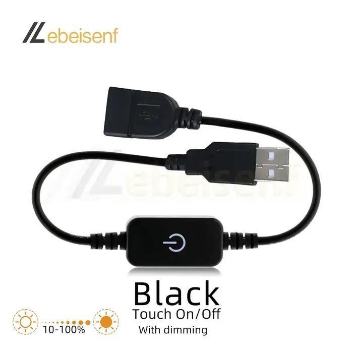 Câble USB mâle à femelle avec interrupteur marche/arrêt