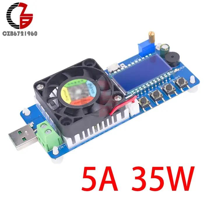 Testeur de charge électronique réglable 4A/5A 25W/35W