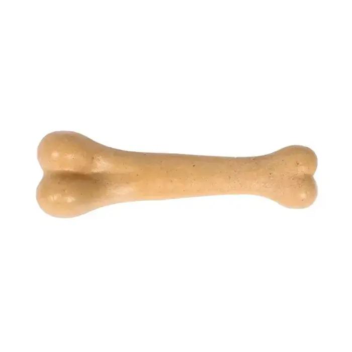 Jouet à mâcher en forme d'os pour chiens saveur bacon de bœuf occasionnels de jeu et soins bucco-dentaires pour chiens agressifs et actifs
