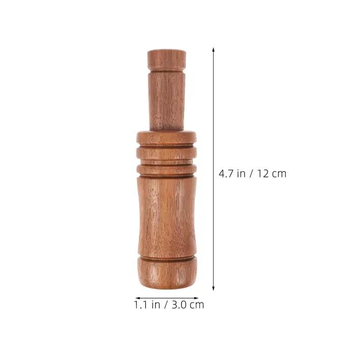 2 sifflets oiseaux en bois naturel - Appelants chasse oie canard survie signal sonore puissant