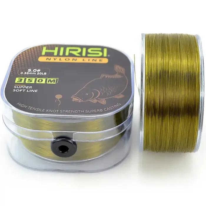 Hirisi 350m ligne de pêche Super forte japon Monofilament Nylon carpe