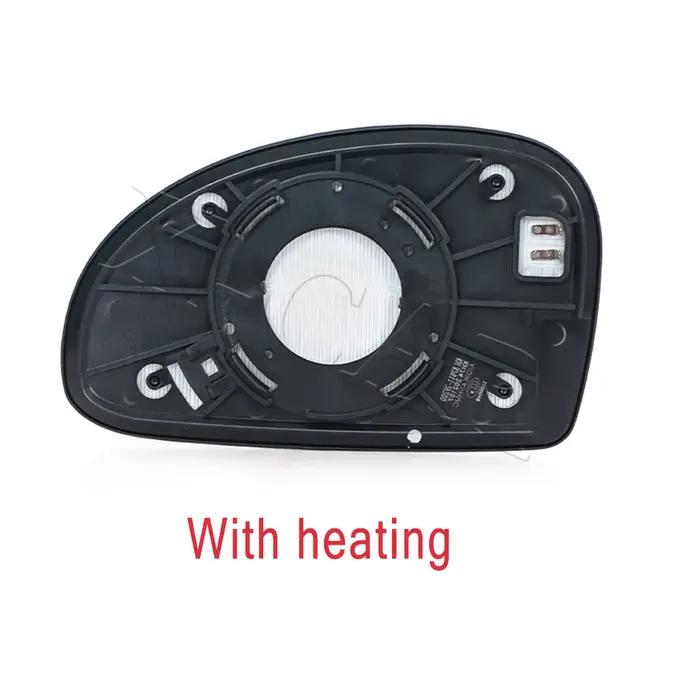 Lentille de Verre de Rétroviseur Latéral Chauffant pour Kia Cerato 2006, Couleur Blanche, se Pose à