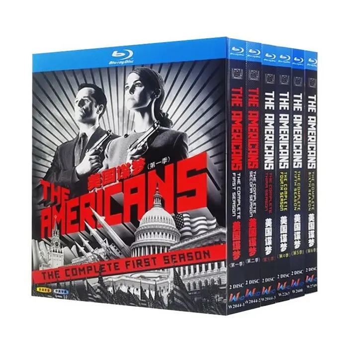 Série télévisée Blu-ray Ultra HD The Americans, saisons 1 à 6, coffret avec sous-titres en chinois simplifié, anglais et chinois traditionnel