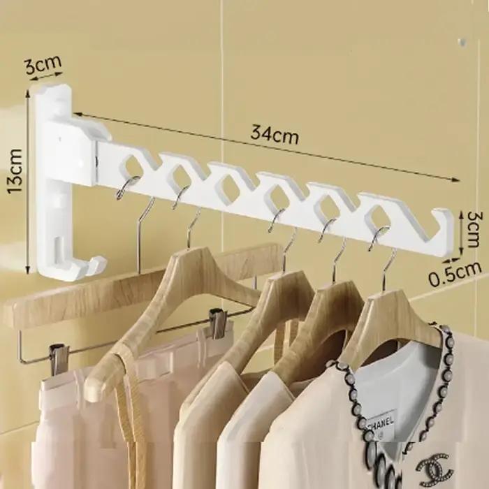 Cintre Mural pour vaccage de Vêtements, Angle Réglable Pliable, T1