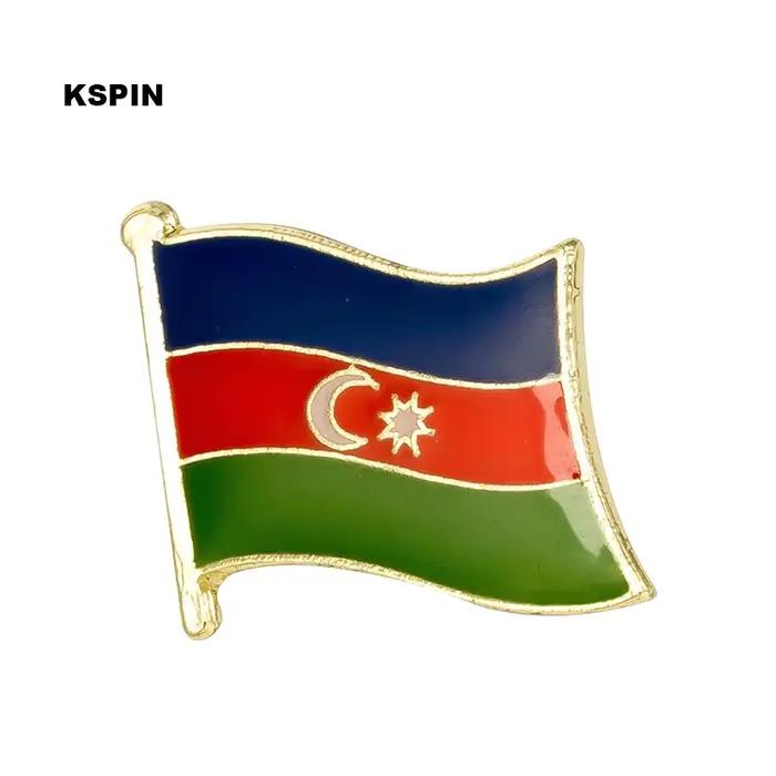 Badge de drapeau de la Corée du Nord épinglette pour sac à dos en métal or fer plaqué bronze pour hommes et femmes voyages et activités quotidiennes
