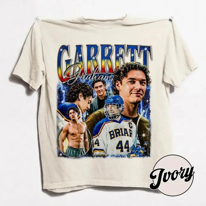 T-shirt Garrett Graham de la série Off Campus en coton, style vintage, court et confortable pour hommes et femmes occasions spéciales