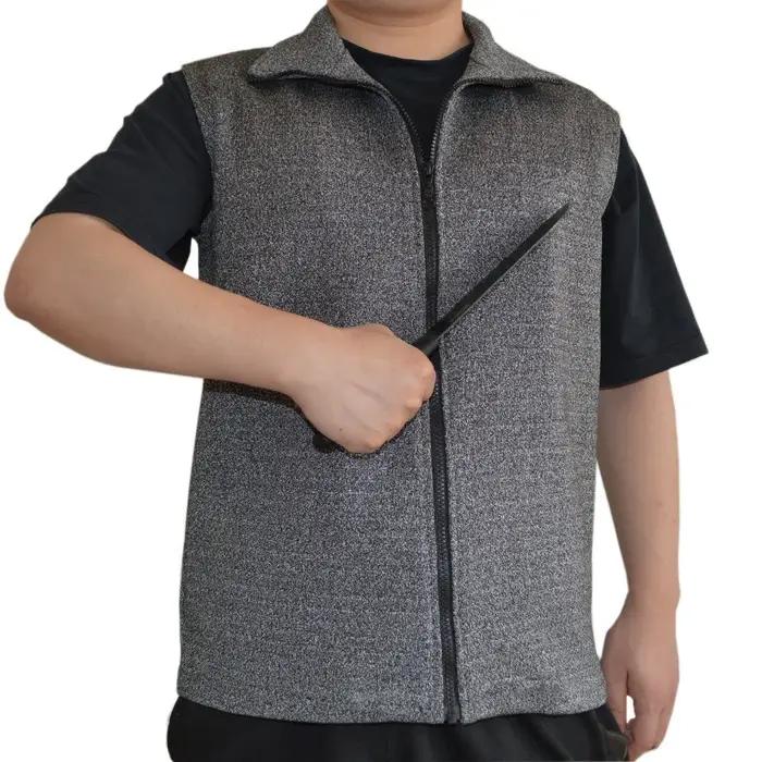 Gilet anti-coup de couteau EU EN388 CE niveau 5, gilet tactique souple résistant aux coupures et aux coupures, équipement de protection de sécurité pour l'auto-défense