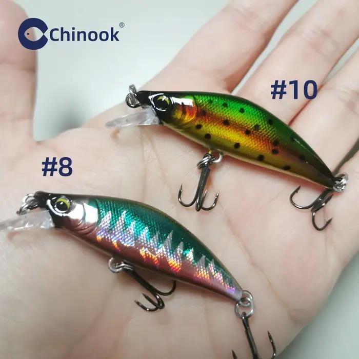 Leurre Chinook Sinking Minnowbait pour petite truite, 50mm 5.2g, leurres pour la pêche, swimbait, pê
