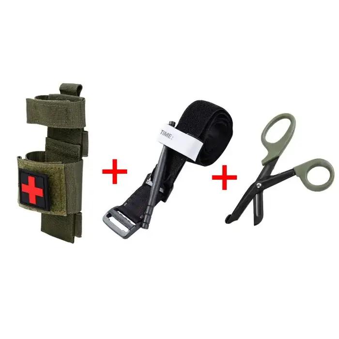 Équipement de Camping garrot extérieur hémostase rapide, Kit de survie pour opération d'exploration militaire tactique d'urgence médicale