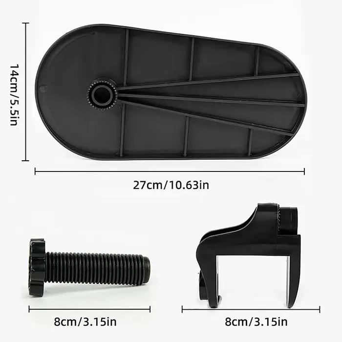 Repose-bras pour ordinateur, réglable, ergonomique, support de poignet pour clavier, extension de repose-bras, support de tapis de souris rotatif