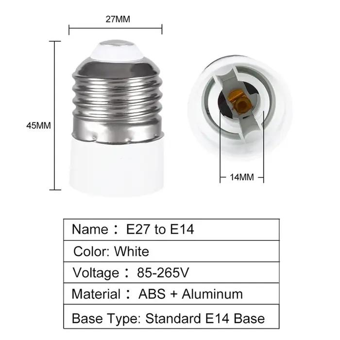 MunLii – douille d'ampoule E27 à E14, convertisseur 86 ~ 265V, adaptateur de lumière, Conversion, ig