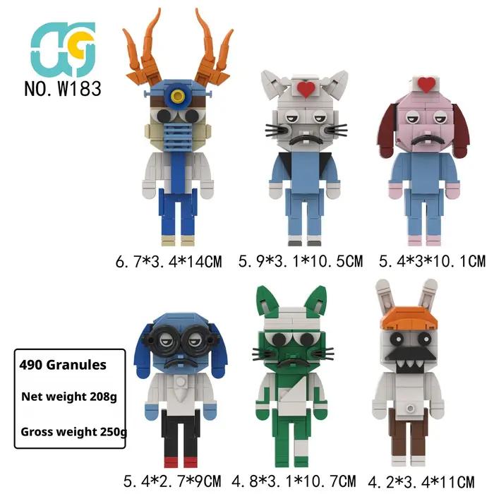 Nouveau Jouet de Construction Modulaire Thème Hôpital Vétérinaire : Anomalies Animaux (Chat, Chien, Pingouin, Lapin) - Modèle Décoratif
