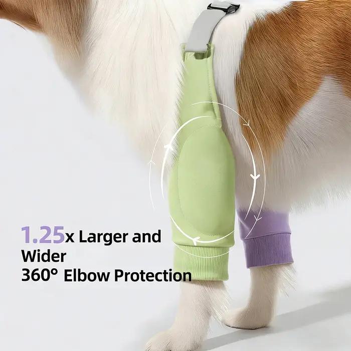 Protège-genoux respirants anti-léchage pour chien – Chaleur pratique