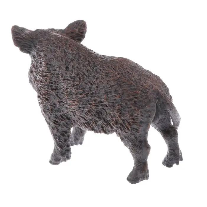 Figurine en PVC de sanglier de la vie sauvage jouet animal de compagnie pour décoration intérieure et extérieure occassions spéciales