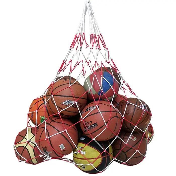 Filet de sport extérieur pour 10 ballons – Sac de transport portable