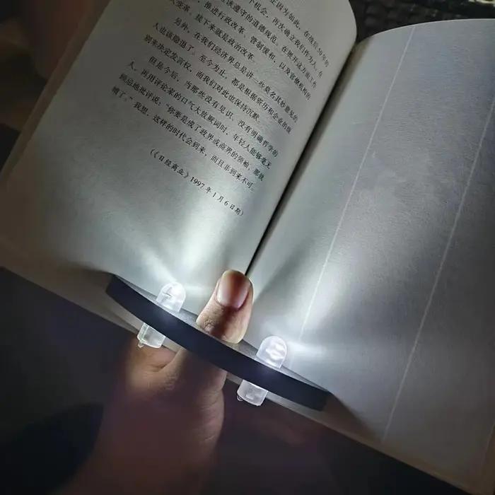 Marque-page de pouce avec support de page de livre LED pour une lecture confortable et élégante pour amoureux de livres et étudiants occasions spéciales