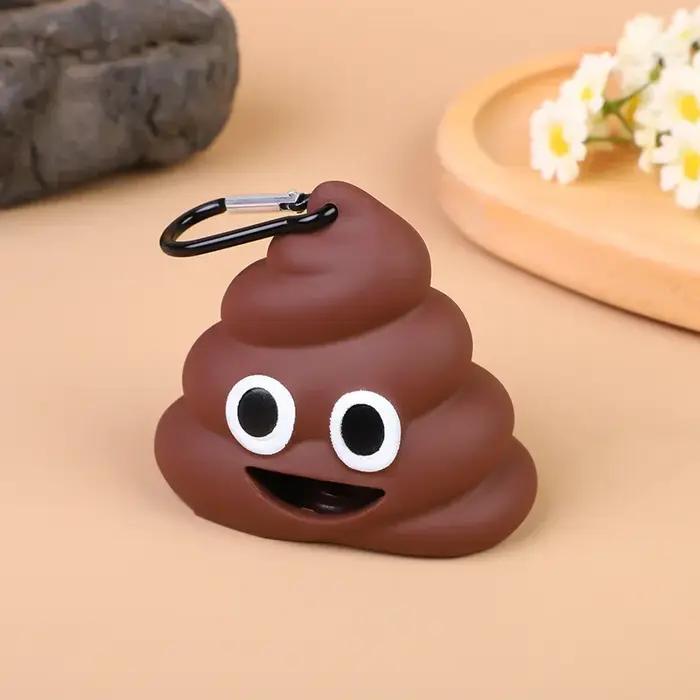 Distributeur portatif extérieur de sacs de déchets de chien de compagnie sac de merde chargeur outil de nettoyage produits pour animaux de compagnie forme fécale