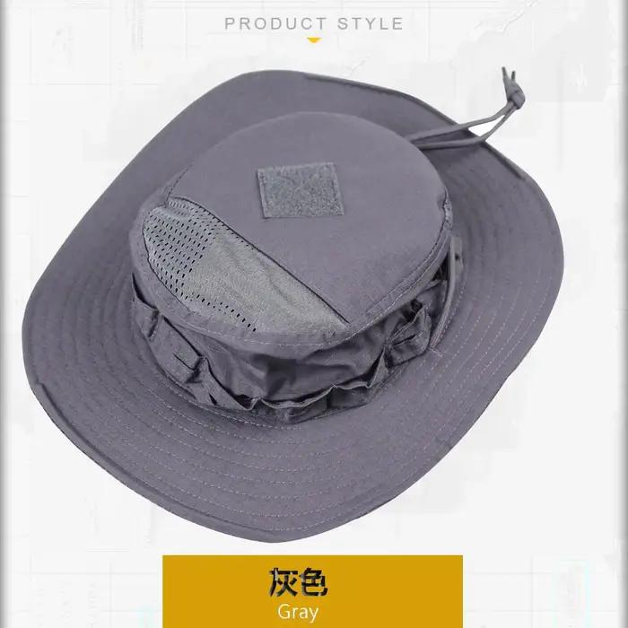 Chapeau de camouflage tactique à large bord pour l'été