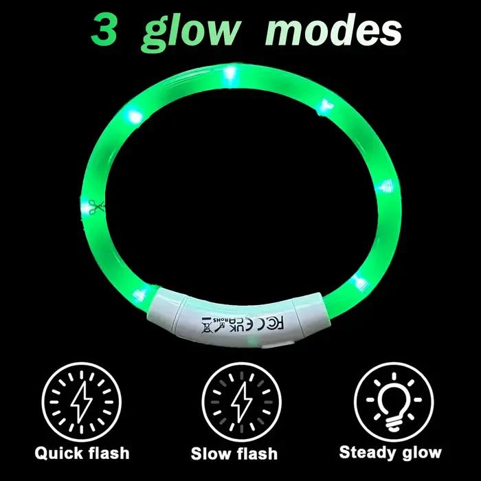 Collier lumineux pour chien