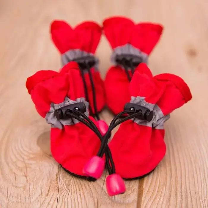 Chaussures de Randonnée Imperméables Pour Chiens Petites Tailles Pantoufles Moyennes Pour Chiots Bottes Pour Chiens Occasions Spéciales Sécurité En Plein Air