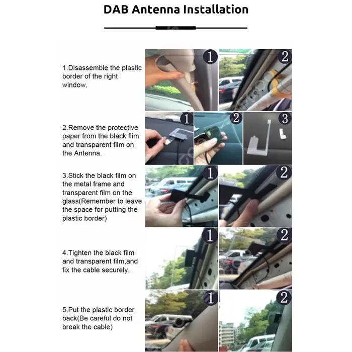 Antenne DAB USB pour autoradio Android, diffusion numérique DAB + boîtier de Radio, adaptateur récep