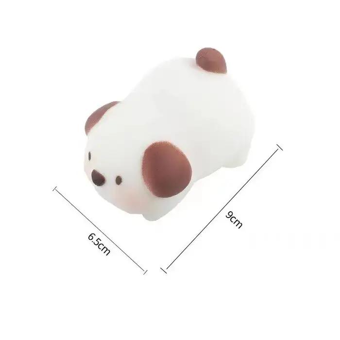 Jouet anti-stress mignon en forme de chien, jouet de décompression en forme de chiot ou de cochon à