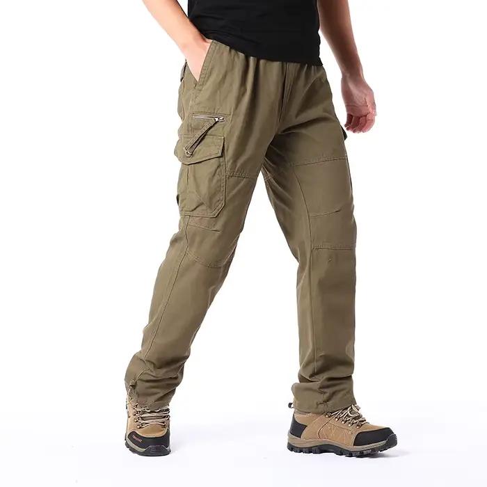Pantalon cargo taille grande 5XL pour chasseurs - Jogger tactique outdoor avec multi-poches