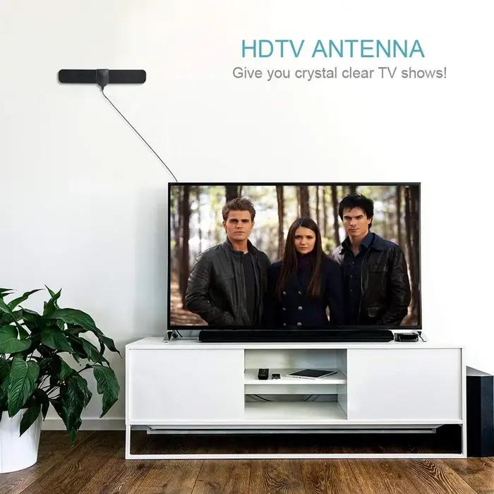 Antennes TV intérieures et extérieures pour la maison, réception de télévision haute définition gratuite, HDTV