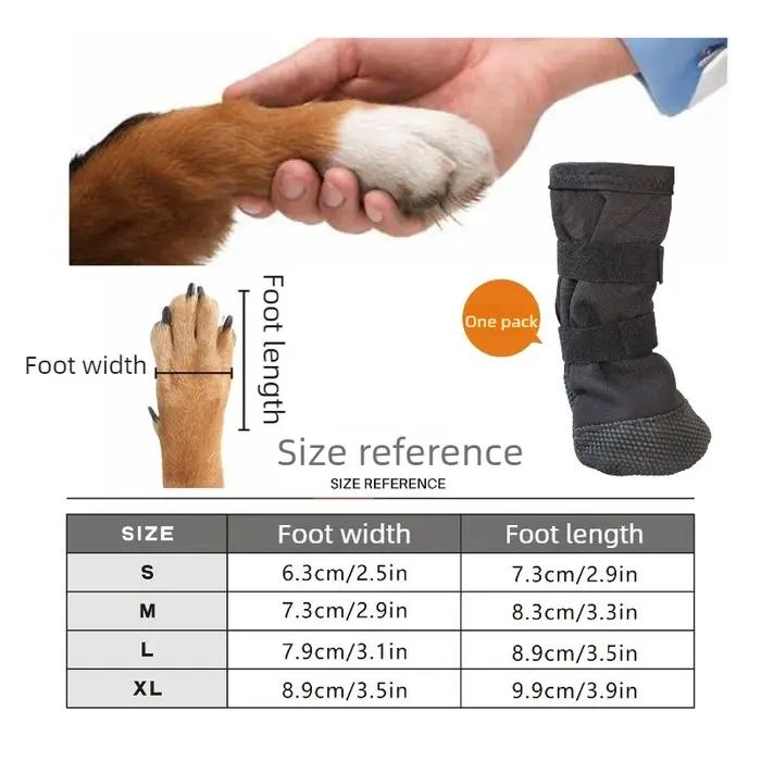 Protections impermeables pour pattes de chien en gel de silice HEONYIRRY pour petits chiens usage quotidien balade hiver été