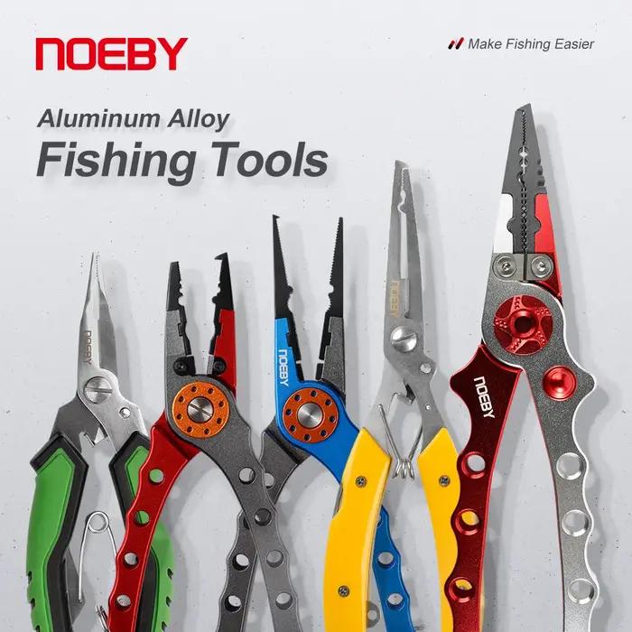 NOEBY – pince de pêche multifonctionnelle en acier inoxydable, ligne de coupe, anneau fendu, outil p