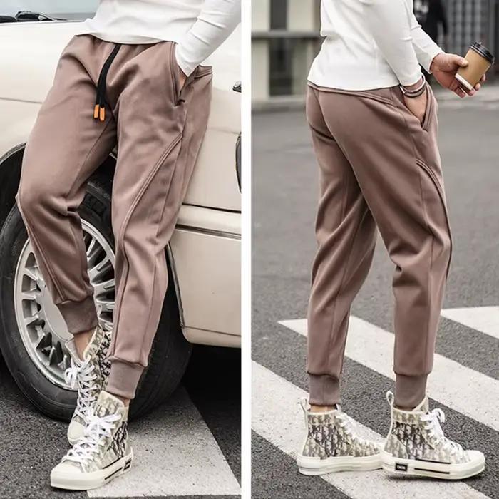 Pantalon cargo de sport décontracté en coton pour hommes
