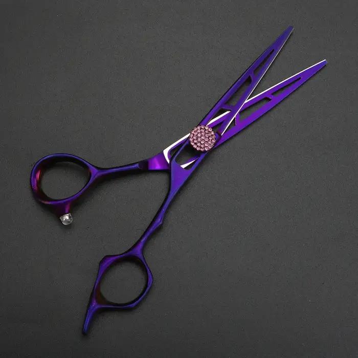 XUANFENG – ciseaux à cheveux creux de 6 pouces, ciseaux de barbier en acier VG10, ciseaux de coupe p