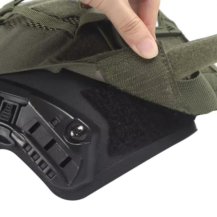 Tactical Helmet Cover For Maritime Helmet with NVG Battery Pouch Hunting Allows