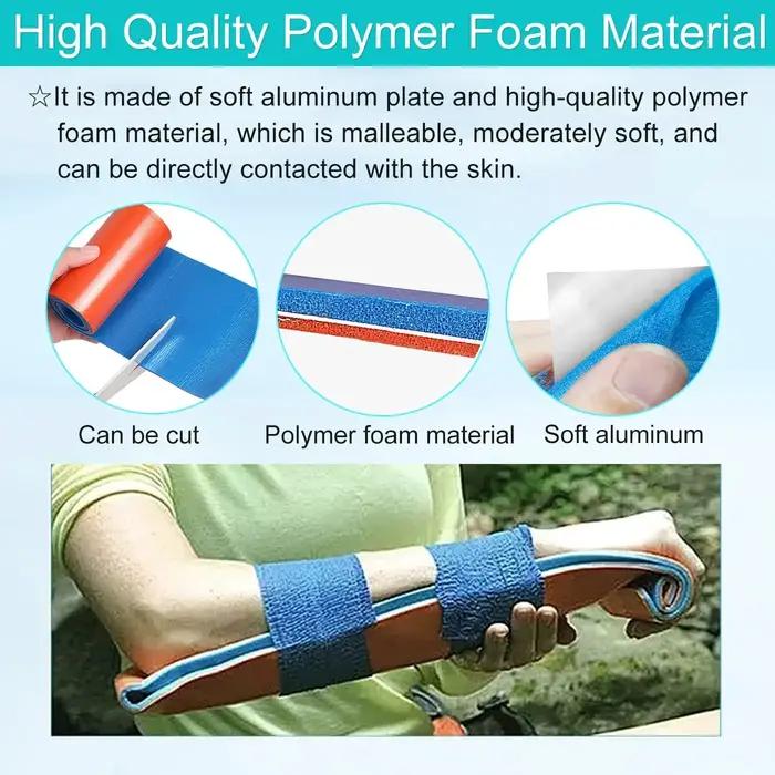 Trousse de premiers secours tactique attelle fracture d'urgence protection jambes poignets rouleau de bandage occassions spéciales randonnée camping sport de plein air