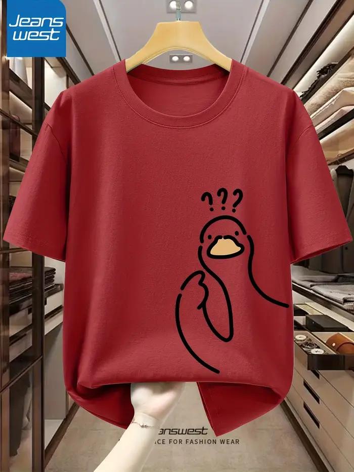 T-shirt à manches courtes et col rond pour hommes