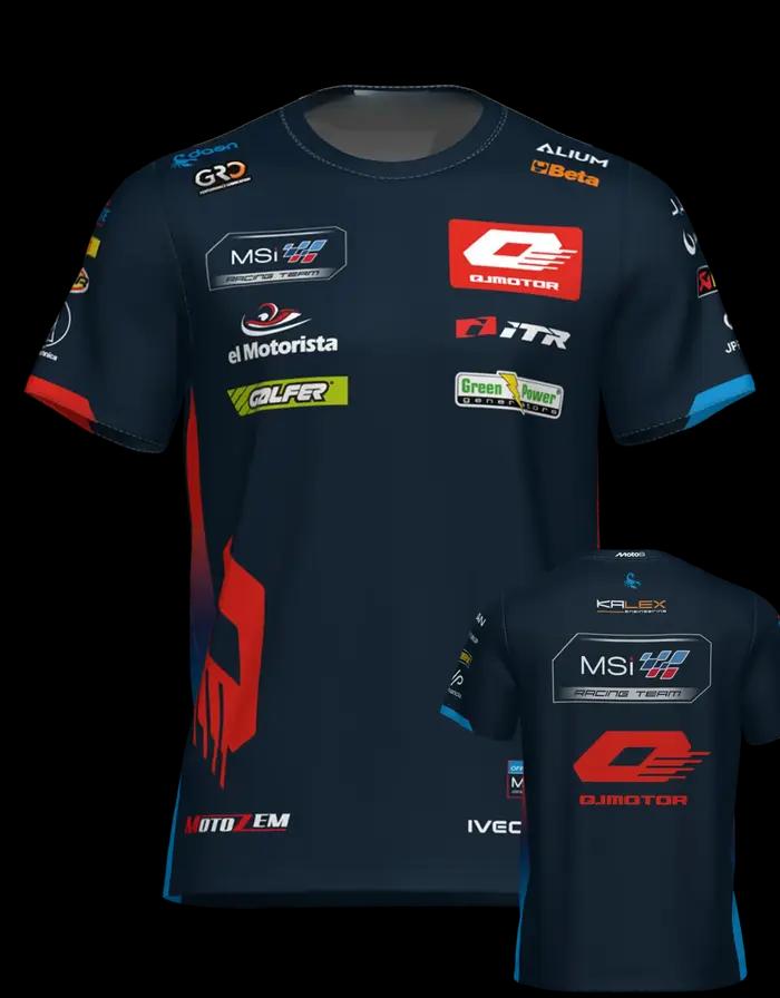 T-shirt d'équipe de moto 2026 pour homme, maillot de sport automobile à manches courtes, respirant,