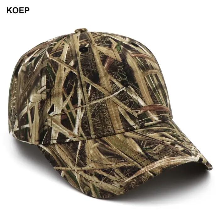 Casquette camouflage roseaux KOEP KBMO8 - Baseball cap chasse pêche outdoor jungle