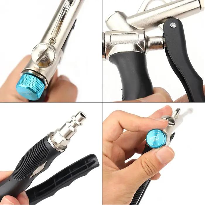 Pistolet à poussière d'air réglable, pistolet à soufflage d'air portatif à 2 voies, outil pneumatiqu
