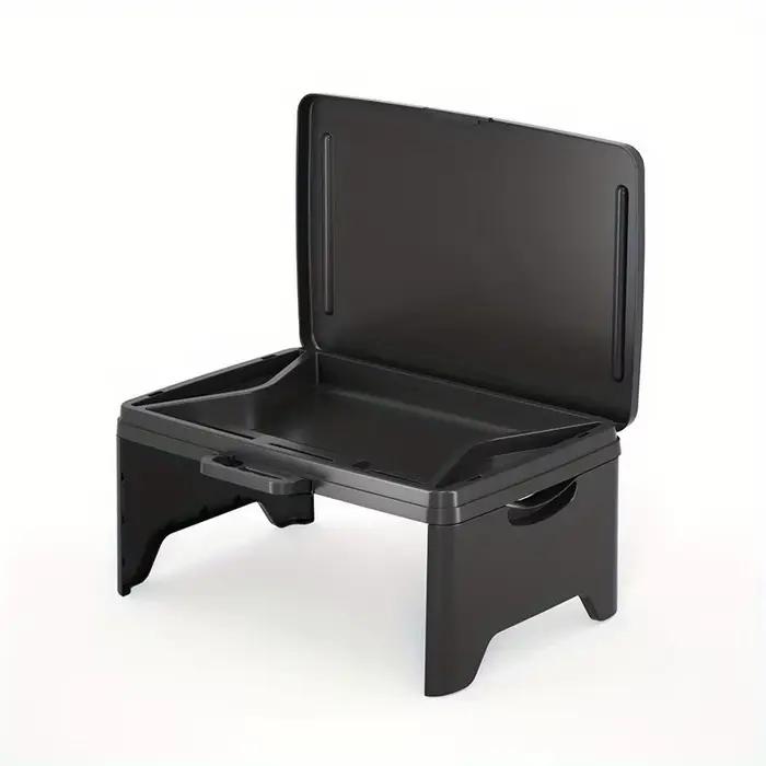 Bureau Pliant Robuste et Durable avec Espace de Rangement Supplémentaire et Ders Synchronisés, Burea