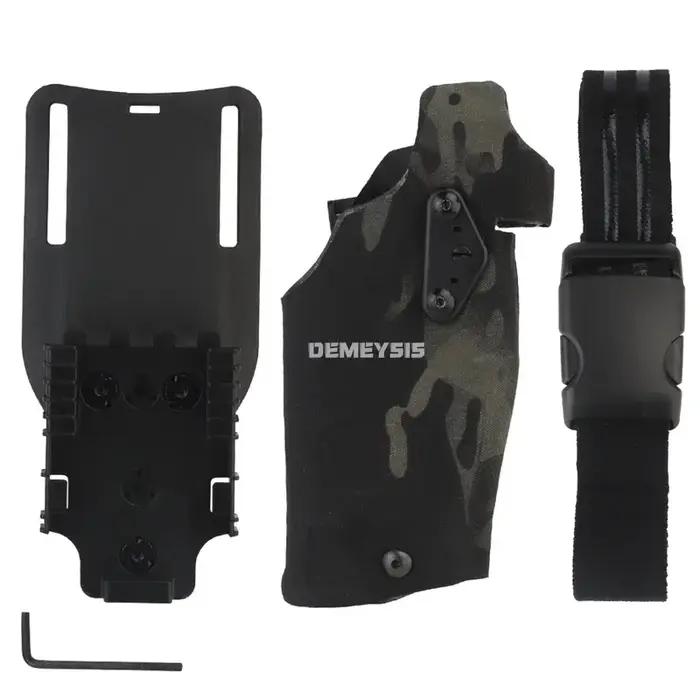 Étui tactique pour G17 Gen4 G19 avec lampe torche X300 X300U, système de verrouillage rapide, étuis