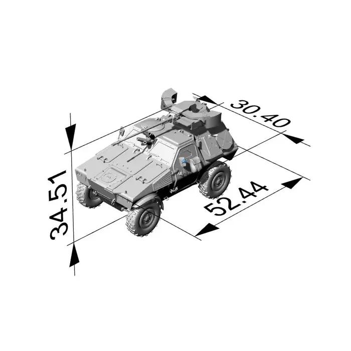 Véhicule blindé VBL français MRY-SFW SS976 1/72 1/48 1/35 25mm, kit de modèle militaire