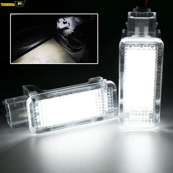 Lampe de courtoisie LED blanche sous la porte, lumière de plancher, lampe de coffre, Audi A4, Horizo